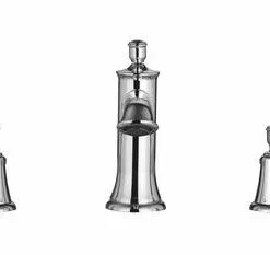 Tuscany® Winterset 8" Widespread Polished Chrome Bathroom Faucet - Two-Handle Design -Tuscany Shop 6736225 FV