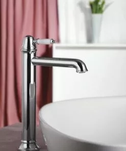 Tuscany® Winterset Polished Chrome Vessel Bathroom Faucet - One-Handle Design 31 Tuscany® Winterset Polished Chrome Vessel Bathroom Faucet - One-Handle Design -Tuscany Shop 6736226 SC LS 45