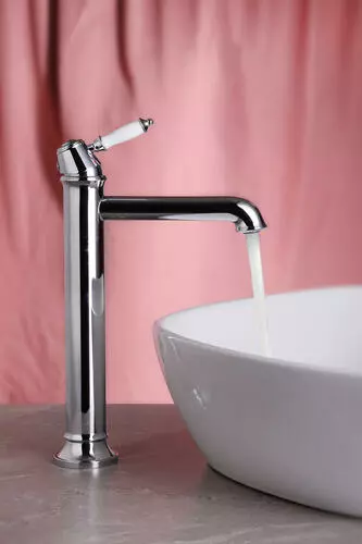 Tuscany® Winterset Polished Chrome Vessel Bathroom Faucet - One-Handle Design 8 Tuscany® Winterset Polished Chrome Vessel Bathroom Faucet - One-Handle Design - Image 8