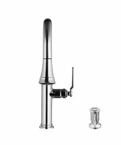 Tuscany® Vacaville One-Handle Pull-Down Polished Chrome Kitchen Faucet - Premium Quality & Style -Tuscany Shop 6736229 Front