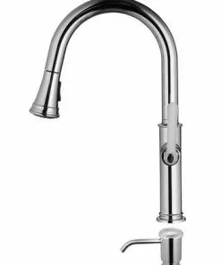 Tuscany® Vacaville One-Handle Pull-Down Polished Chrome Kitchen Faucet - Premium Quality & Style -Tuscany Shop 6736229 Right