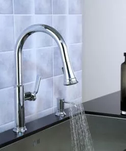 Tuscany® Vacaville One-Handle Pull-Down Polished Chrome Kitchen Faucet - Premium Quality & Style -Tuscany Shop 6736229 Scene 2