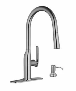 Tuscany® Mythos One-Handle Pull-Down Polished Chrome Kitchen Faucet - Stylish & Durable
