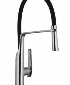 Tuscany® Blanton One-Handle Pull-Down Polished Chrome Kitchen Faucet | Modern Design, Durable Finish -Tuscany Shop 6736234 1H RS45AngleView
