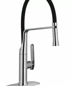 Tuscany® Blanton One-Handle Pull-Down Polished Chrome Kitchen Faucet | Modern Design, Durable Finish