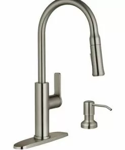 Tuscany® Brittania One-Handle Stainless Steel Kitchen Faucet - Modern Design, Durable & Easy to Install