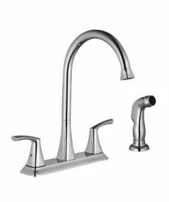 Tuscany® Morey Two-Handle Polished Chrome Kitchen Faucet - Elegant and Durable
