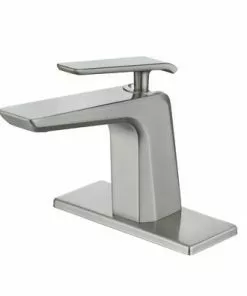 Tuscany® Onaka Brushed Nickel One-Handle 4" Centerset Bathroom Faucet -Tuscany Shop 6736253 DP RS 45