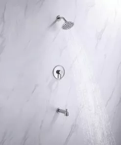 Tuscany® Forden One-Handle 6-Spray Polished Chrome Bathtub Shower Faucet -Tuscany Shop 6736265 IU LS 45