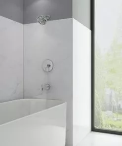 Tuscany® Forden One-Handle 6-Spray Polished Chrome Bathtub Shower Faucet -Tuscany Shop 6736265 Scene