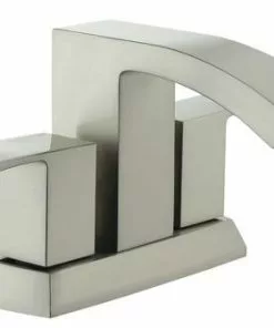 Tuscany® Abbeville Two-Handle 4" Centerset Brushed Nickel Bathroom Faucet - Elegant & Durable Design