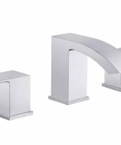 Tuscany® Abbeville Two-Handle 8" Widespread Polished Chrome Bathroom Faucet - Premium Bathroom Accessory