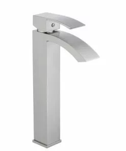 Tuscany® Abbeville Brushed Nickel One-Handle Vessel Bathroom Faucet - Modern Design