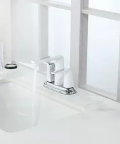 Tuscany Navassa Two-Handle 4" Centerset Bathroom Faucet - Polished Chrome & White 7 Tuscany Navassa Two-Handle 4" Centerset Bathroom Faucet - Polished Chrome & White -Tuscany Shop 6736312 IU RS 45