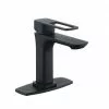 Tuscany® Gatineau One-Handle 4" Centerset Matte Black Bathroom Faucet - Modern Design, Durable Finish