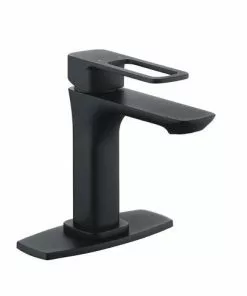 Tuscany® Gatineau One-Handle 4" Centerset Matte Black Bathroom Faucet - Modern Design, Durable Finish