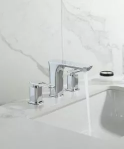 Tuscany® Gatineau Two-Handle 6"-10" Widespread Polished Chrome Bathroom Faucet – Elegant & Durable -Tuscany Shop 6736329 IU LS 45