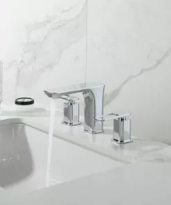 Tuscany® Gatineau Two-Handle 6"-10" Widespread Polished Chrome Bathroom Faucet – Elegant & Durable -Tuscany Shop 6736329 IU RS 45