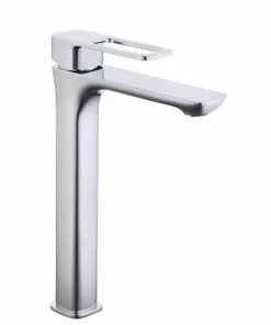 Tuscany® Gatineau One-Handle Polished Chrome Vessel Bathroom Faucet - Sleek Modern Design