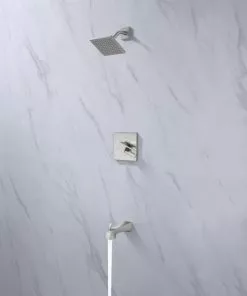 Tuscany® Gatineau One-Handle 1-Spray Polished Chrome Bathtub Shower Faucet - Elegant & Durable Design -Tuscany Shop 6736342 IU RS 45 V2