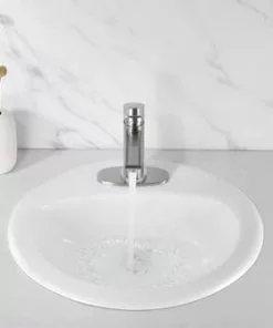 Tuscany® Overlook One-Handle Brushed Nickel Bathroom Faucet – Stylish & Durable Design -Tuscany Shop 6736500 DP AP FV