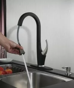 Tuscany Audrey One-Handle Pull-Down Kitchen Faucet in Chocolate Bronze/Stainless Steel -Tuscany Shop 6737042 IU 1