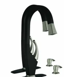 Tuscany Audrey One-Handle Pull-Down Kitchen Faucet in Chocolate Bronze/Stainless Steel -Tuscany Shop 6737042 Master Print