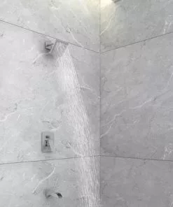 Tuscany® Polished Chrome Free Fall One-Handle 1-Spray Bathtub Shower Faucet -Tuscany Shop 6737054 IU LS V2