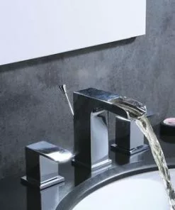 Tuscany® Free Fall Two-Handle 6"-10" Widespread Polished Chrome Bathroom Faucet -Tuscany Shop 6737057 IU LS 45