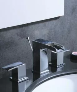 Tuscany® Free Fall Two-Handle 6"-10" Widespread Polished Chrome Bathroom Faucet -Tuscany Shop 6737057 SC LS 45