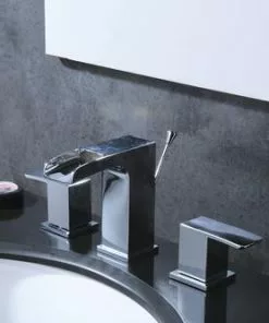 Tuscany® Free Fall Two-Handle 6"-10" Widespread Polished Chrome Bathroom Faucet -Tuscany Shop 6737057 SC RS 45