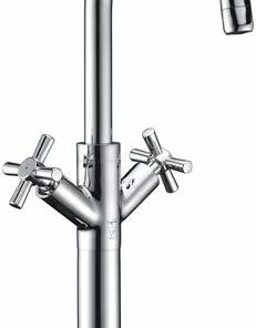 Tuscany® Victoria Two-Handle Polished Chrome Vessel Bathroom Faucet | Modern Elegance