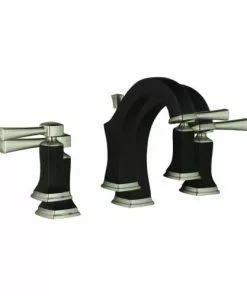 Tuscany® Audrey Two-Handle 6"-10" Widespread Chocolate Bronze/Brushed Nickel Bathroom Faucet | Elegant & Durable Design -Tuscany Shop 6737067 Master Print