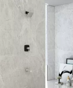 Tuscany® Audrey One-Handle 1-Spray Chocolate Bronze/Brushed Nickel Bathtub Shower Faucet - Elegant & Durable -Tuscany Shop 6737068 Scene 1