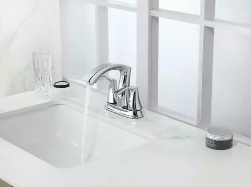 Tuscany® Esa™ Two-Handle 4" Centerset Polished Chrome Bathroom Faucet - Elegant & Durable 5 Tuscany® Esa™ Two-Handle 4" Centerset Polished Chrome Bathroom Faucet - Elegant & Durable - Image 5