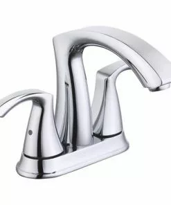 Tuscany® Esa™ Two-Handle 4" Centerset Polished Chrome Bathroom Faucet - Elegant & Durable