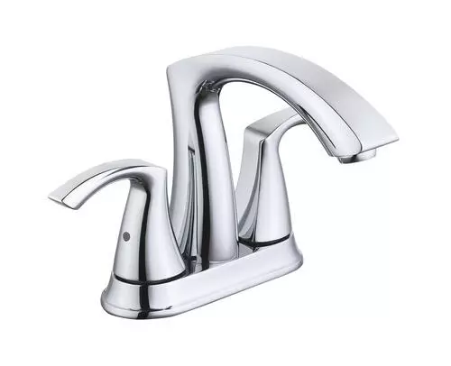Tuscany® Esa™ Two-Handle 4" Centerset Polished Chrome Bathroom Faucet - Elegant & Durable 1 Tuscany® Esa™ Two-Handle 4" Centerset Polished Chrome Bathroom Faucet - Elegant & Durable