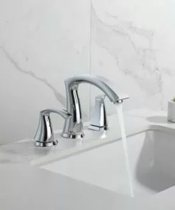 Tuscany® Esa™ Two-Handle 6"-10" Widespread Polished Chrome Bathroom Faucet -Tuscany Shop 6737070 IU LS 45