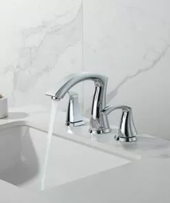 Tuscany® Esa™ Two-Handle 6"-10" Widespread Polished Chrome Bathroom Faucet -Tuscany Shop 6737070 IU RS 45