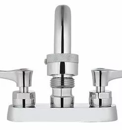 Tuscany Stalwart Two-Handle Polished Chrome Laundry/Utility Sink Faucet - Durable and Stylish -Tuscany Shop 6737307 Front View
