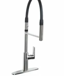 Tuscany® Salton One-Handle Pull-Down Stainless Steel Kitchen Faucet – Modern & Durable