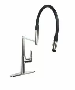 Tuscany® Salton One-Handle Pull-Down Stainless Steel Kitchen Faucet – Modern & Durable -Tuscany Shop 6739576 4