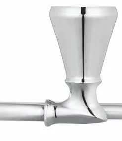 Tuscany® Marianna™ Polished Chrome Wall-Mount Towel Ring - Elegant Bathroom Hardware -Tuscany Shop 6751260 Top