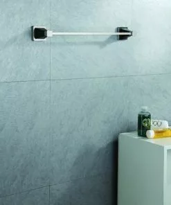 Tuscany® Audrey™ 18" Chocolate Bronze/Brushed Nickel Towel Bar - Premium Bathroom Hardware -Tuscany Shop 6751279 d