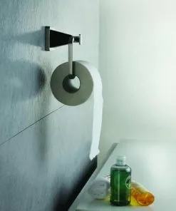 Tuscany® Audrey™ Chocolate Bronze/Brushed Nickel Toilet Paper Holder - Elegant Bathroom Accessory -Tuscany Shop 6751280 e