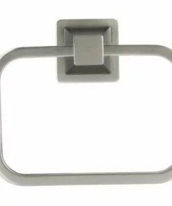 Tuscany® Audrey™ Chocolate Bronze/Brushed Nickel Wall-Mount Towel Ring - Elegant Bathroom Hardware -Tuscany Shop 6751281 FV