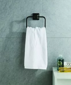 Tuscany® Audrey™ Chocolate Bronze/Brushed Nickel Wall-Mount Towel Ring - Elegant Bathroom Hardware -Tuscany Shop 6751281 b