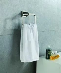 Tuscany® Audrey™ Chocolate Bronze/Brushed Nickel Wall-Mount Towel Ring - Elegant Bathroom Hardware -Tuscany Shop 6751281 e