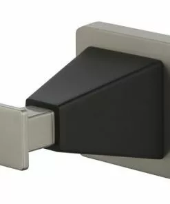 Tuscany® Audrey™ Chocolate Bronze/Brushed Nickel Robe Hook - Elegant Bathroom Hardware -Tuscany Shop 6751282 Angle