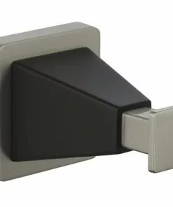 Tuscany® Audrey™ Chocolate Bronze/Brushed Nickel Robe Hook - Elegant Bathroom Hardware